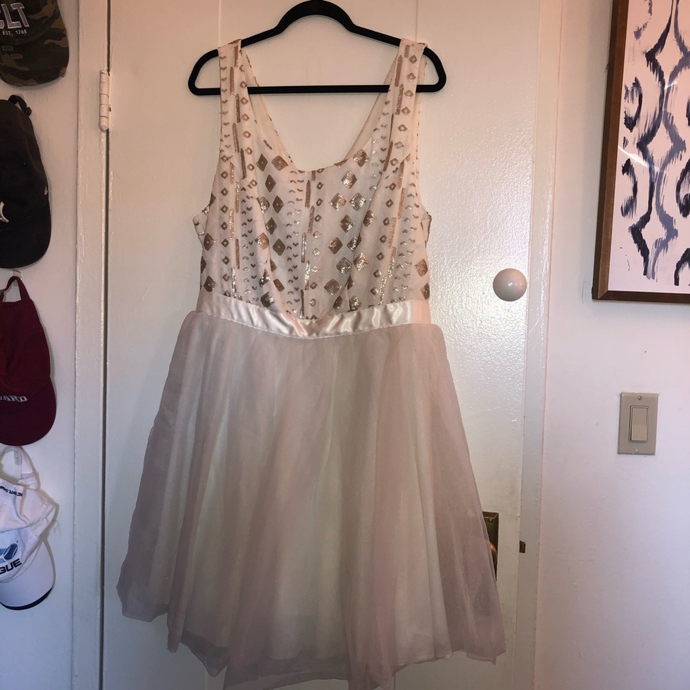 Tulle and sequin dress